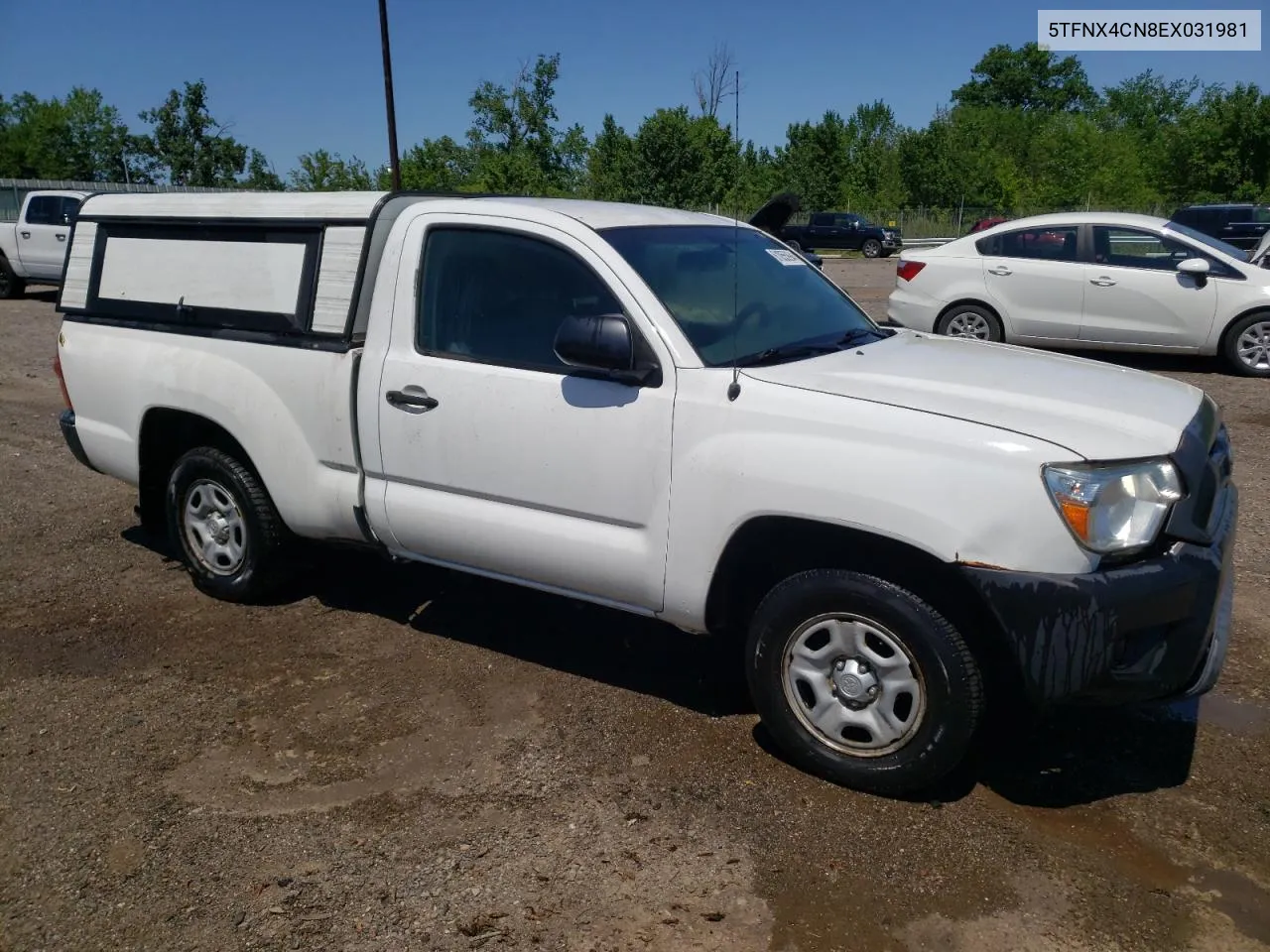 2014 Toyota Tacoma VIN: 5TFNX4CN8EX031981 Lot: 61055994