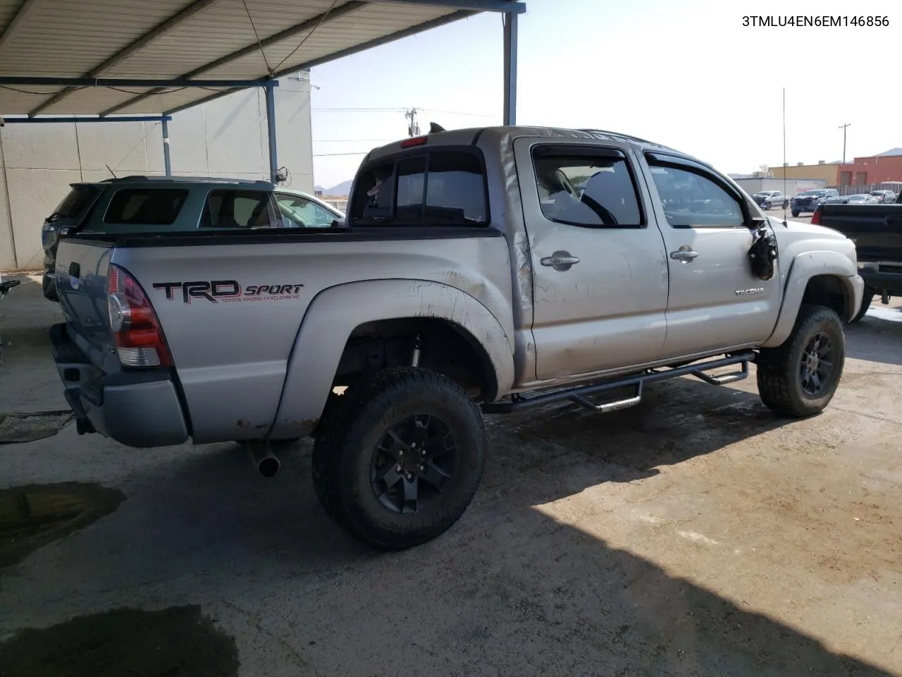 2014 Toyota Tacoma Double Cab VIN: 3TMLU4EN6EM146856 Lot: 63788114