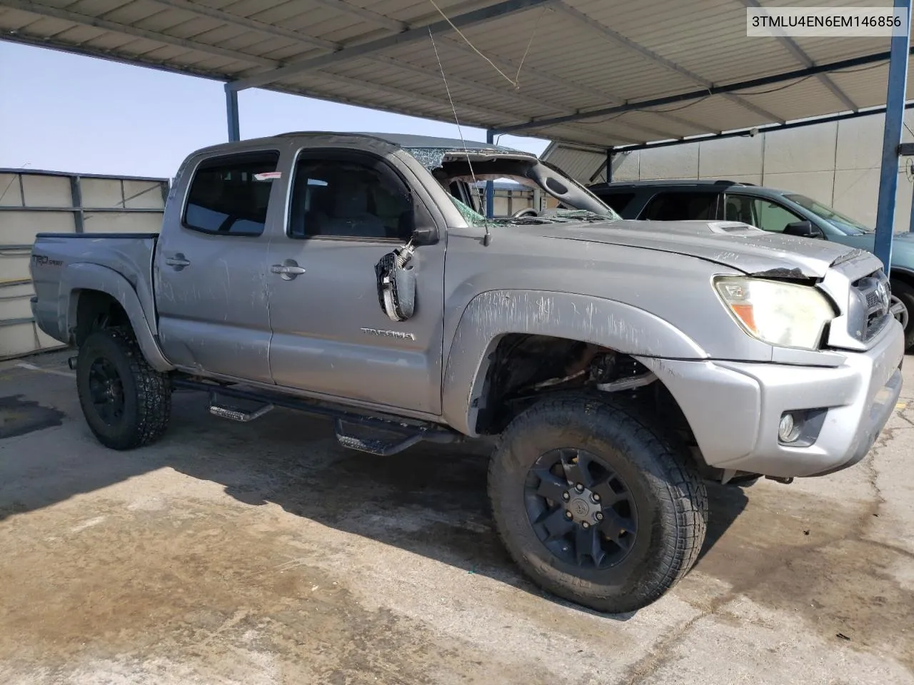 2014 Toyota Tacoma Double Cab VIN: 3TMLU4EN6EM146856 Lot: 63788114