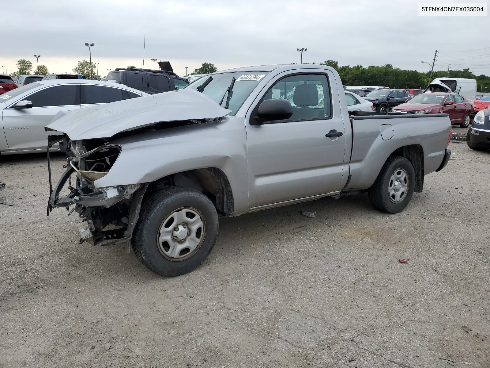 2014 Toyota Tacoma VIN: 5TFNX4CN7EX035004 Lot: 65431694