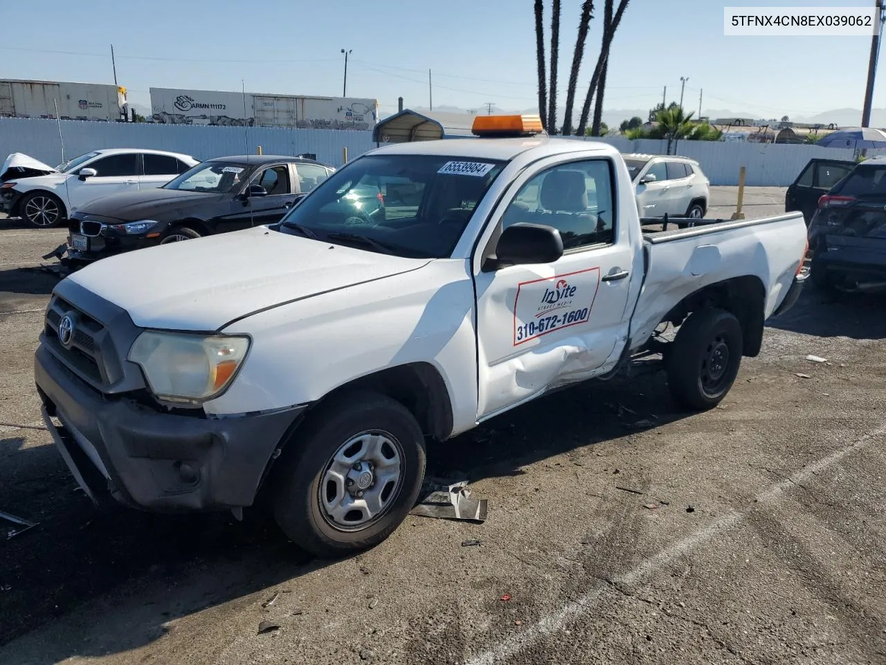 2014 Toyota Tacoma VIN: 5TFNX4CN8EX039062 Lot: 65539984