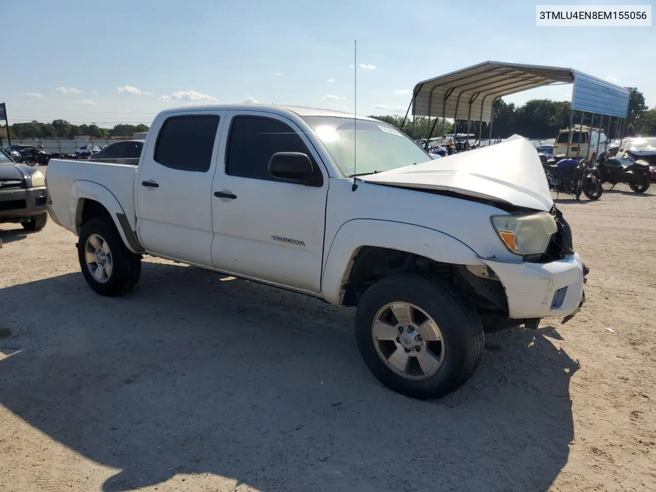 2014 Toyota Tacoma Double Cab VIN: 3TMLU4EN8EM155056 Lot: 67204504