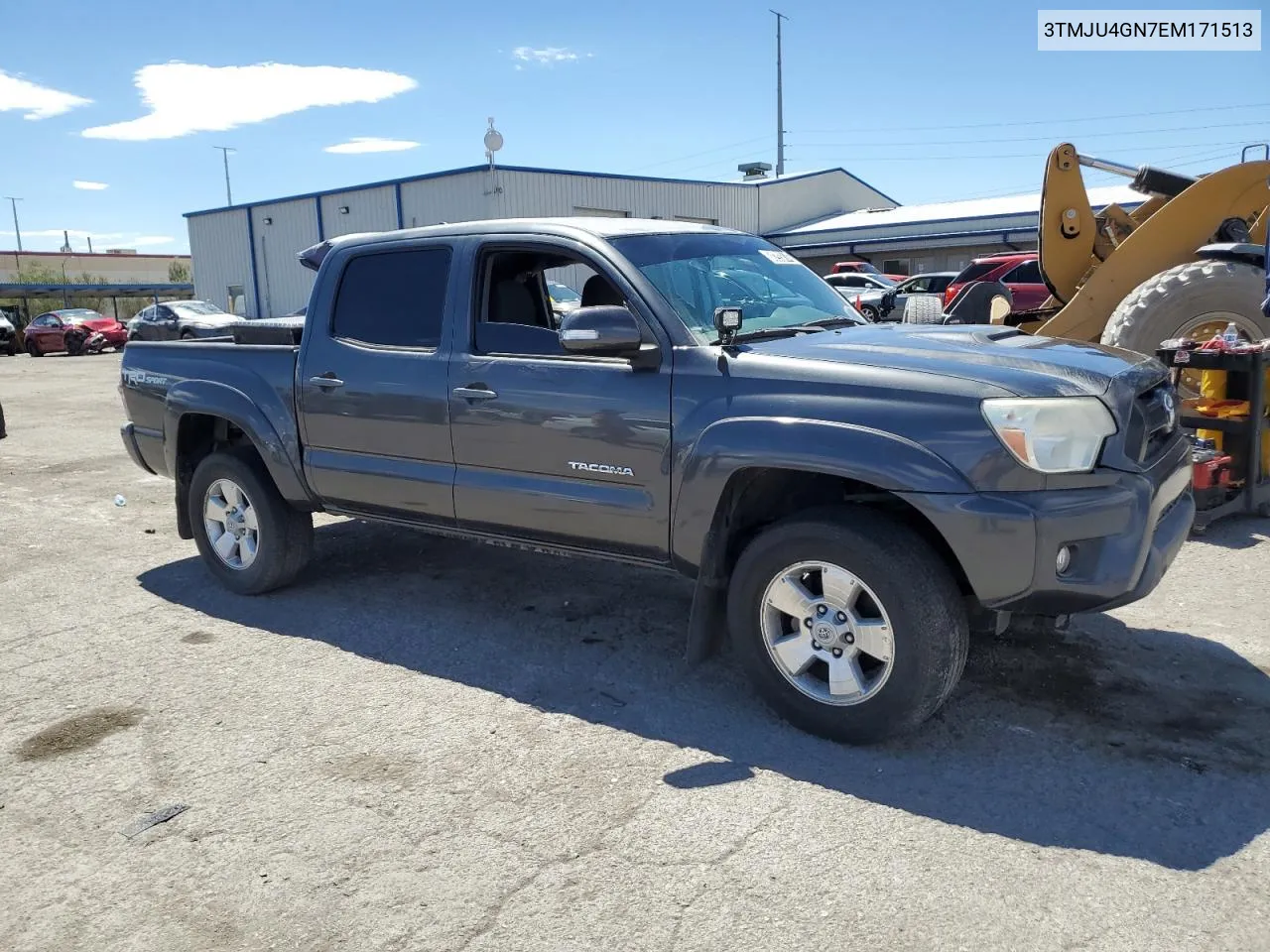 2014 Toyota Tacoma Double Cab Prerunner VIN: 3TMJU4GN7EM171513 Lot: 68293614