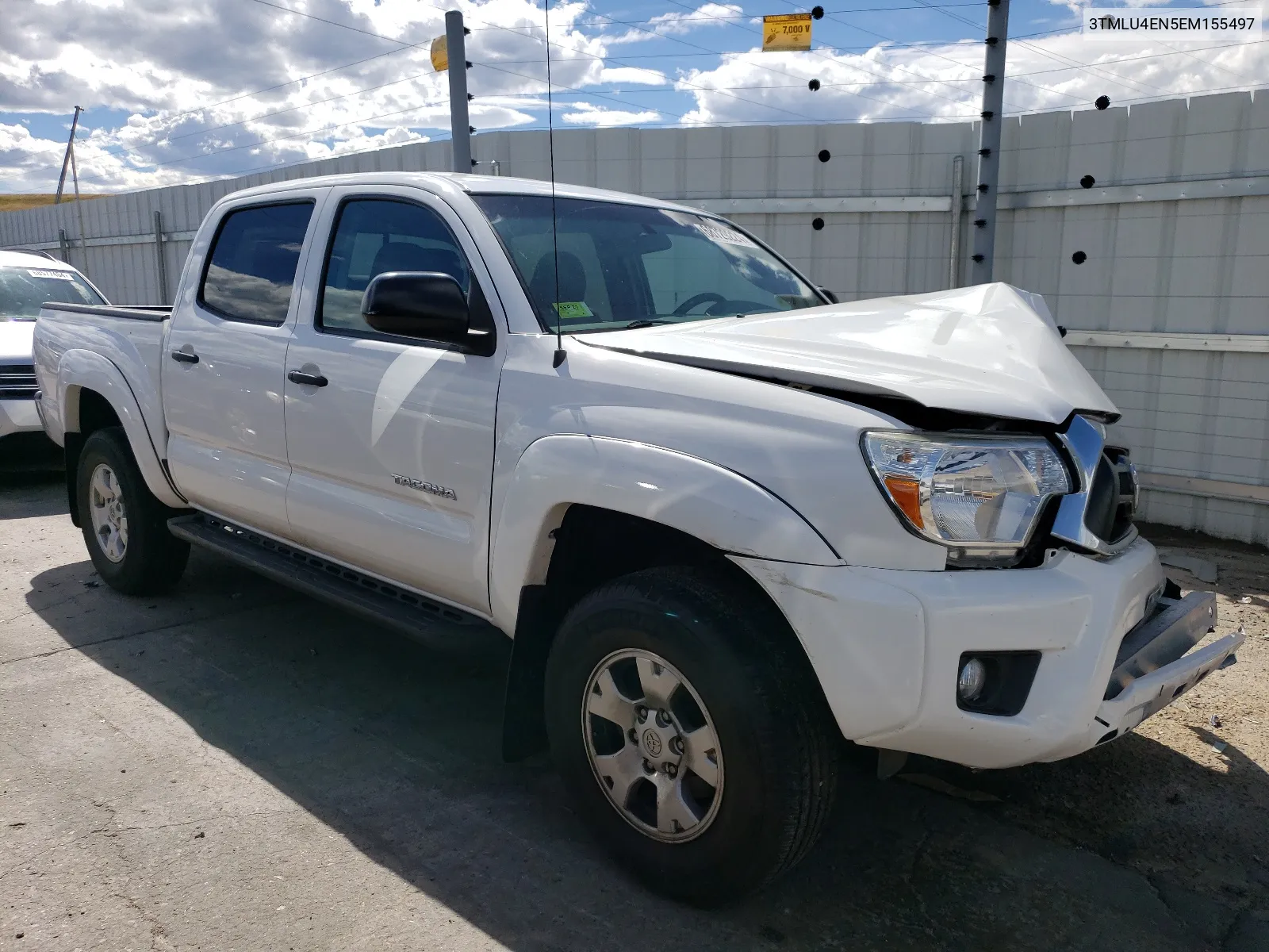 2014 Toyota Tacoma Double Cab VIN: 3TMLU4EN5EM155497 Lot: 68729224