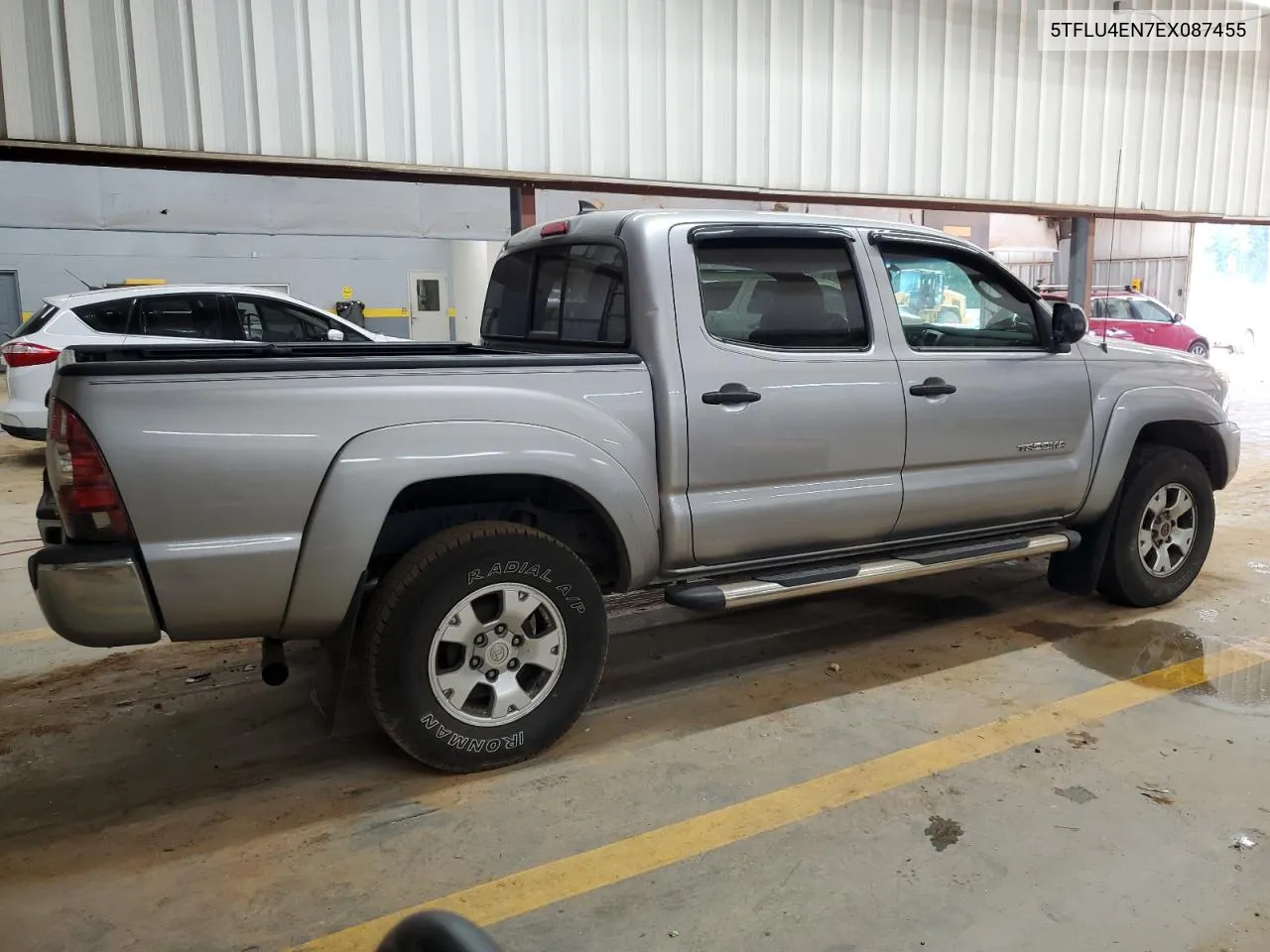 2014 Toyota Tacoma Double Cab VIN: 5TFLU4EN7EX087455 Lot: 68829874