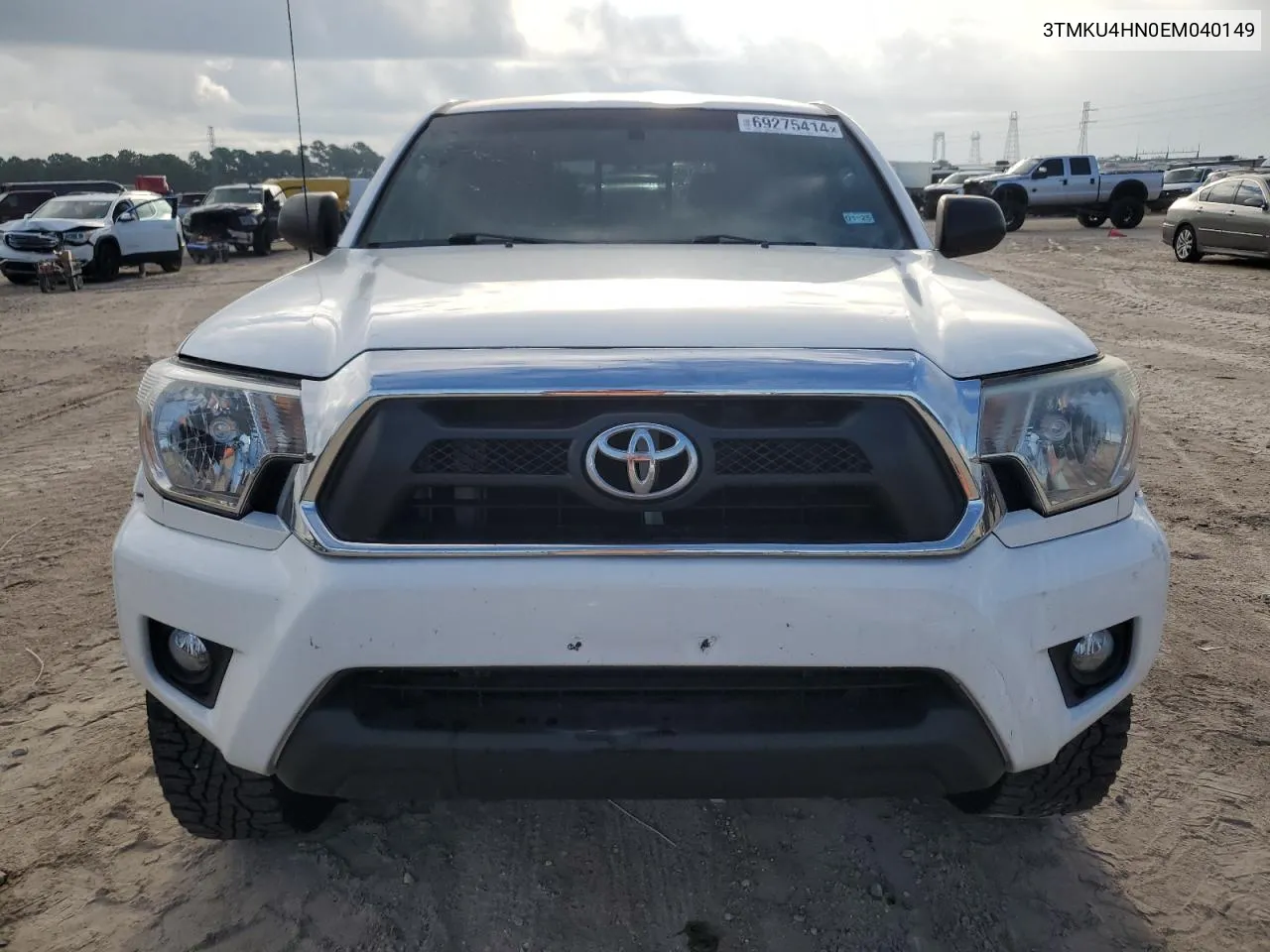 2014 Toyota Tacoma Double Cab Prerunner Long Bed VIN: 3TMKU4HN0EM040149 Lot: 69275414