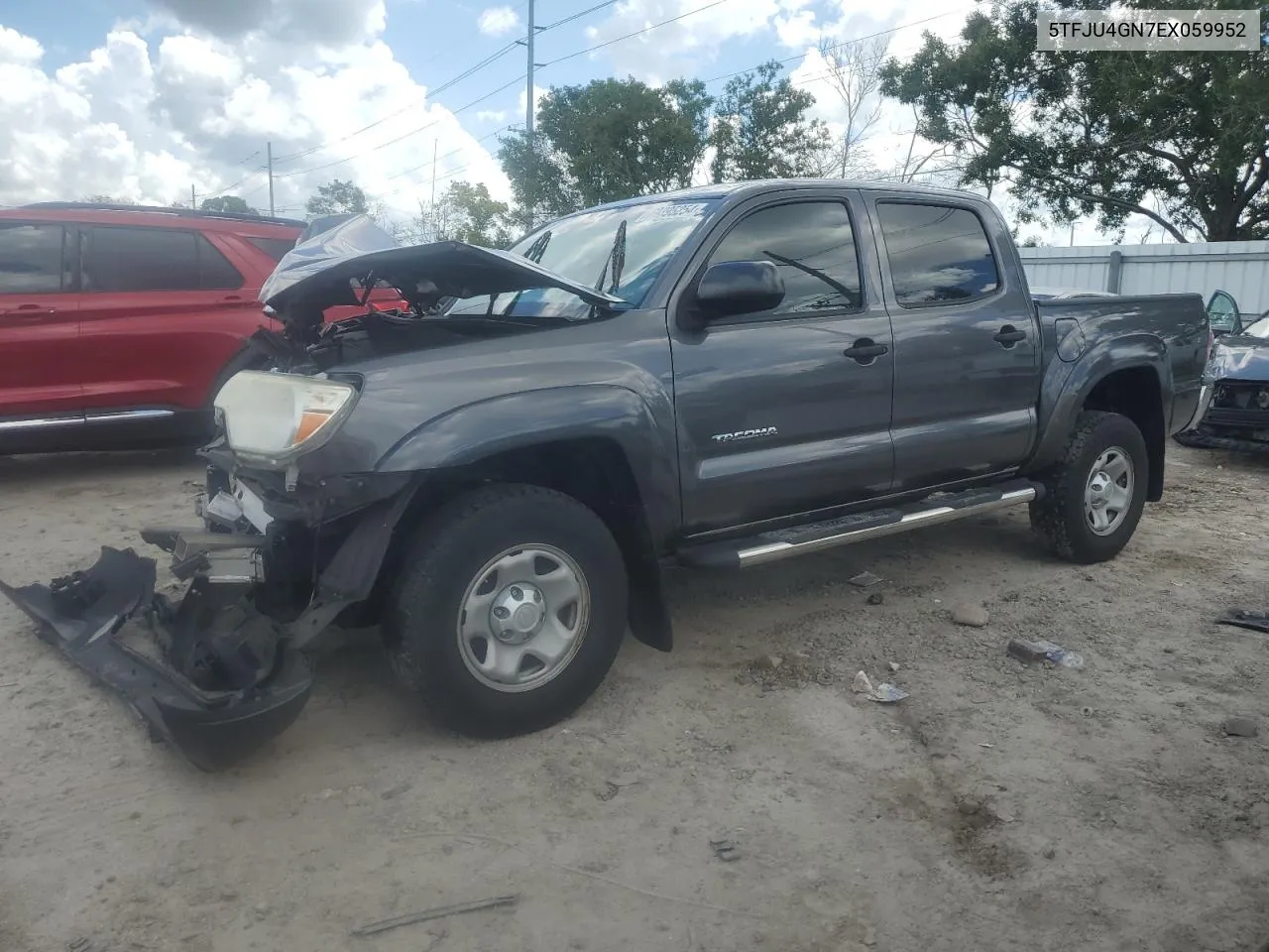 2014 Toyota Tacoma Double Cab Prerunner VIN: 5TFJU4GN7EX059952 Lot: 69395254