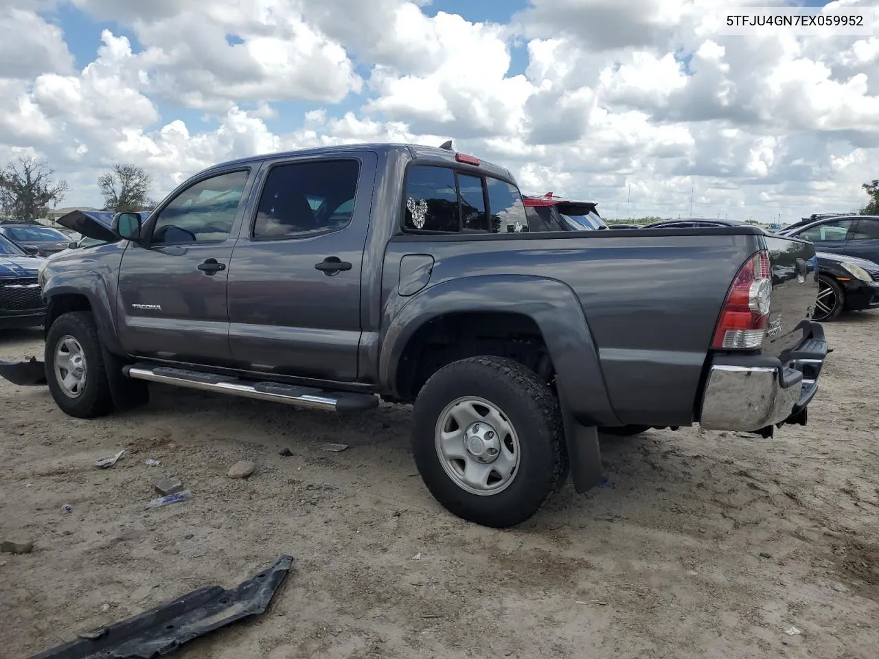 2014 Toyota Tacoma Double Cab Prerunner VIN: 5TFJU4GN7EX059952 Lot: 69395254