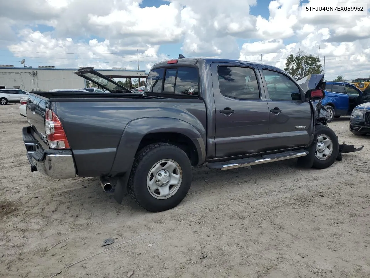 2014 Toyota Tacoma Double Cab Prerunner VIN: 5TFJU4GN7EX059952 Lot: 69395254