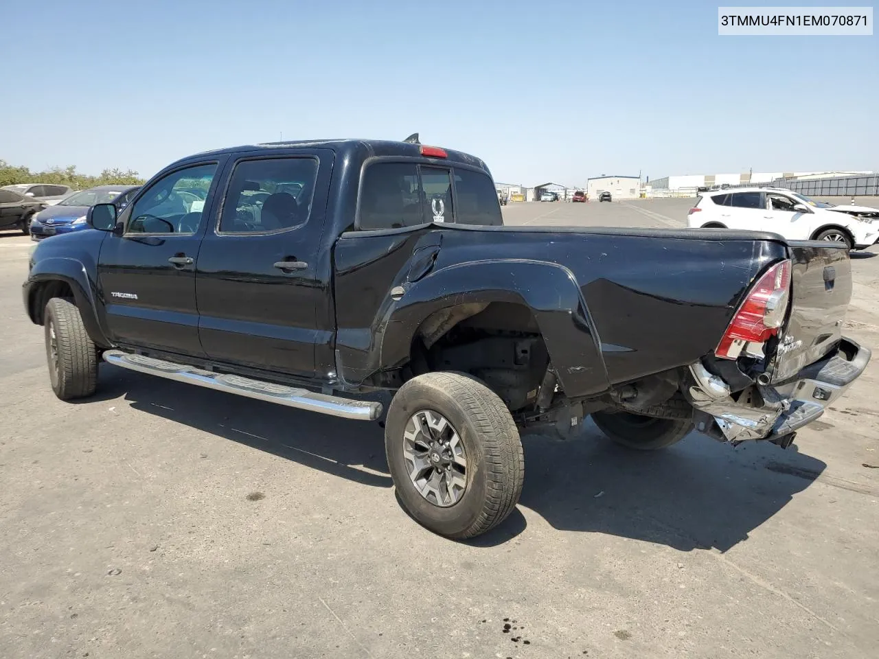 2014 Toyota Tacoma Double Cab Long Bed VIN: 3TMMU4FN1EM070871 Lot: 69592934