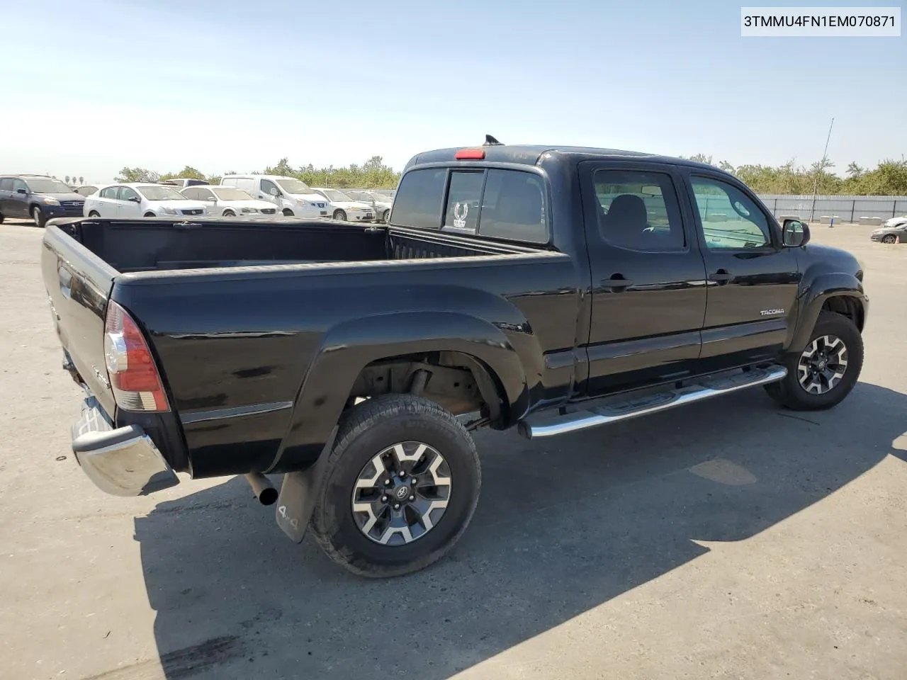 2014 Toyota Tacoma Double Cab Long Bed VIN: 3TMMU4FN1EM070871 Lot: 69592934