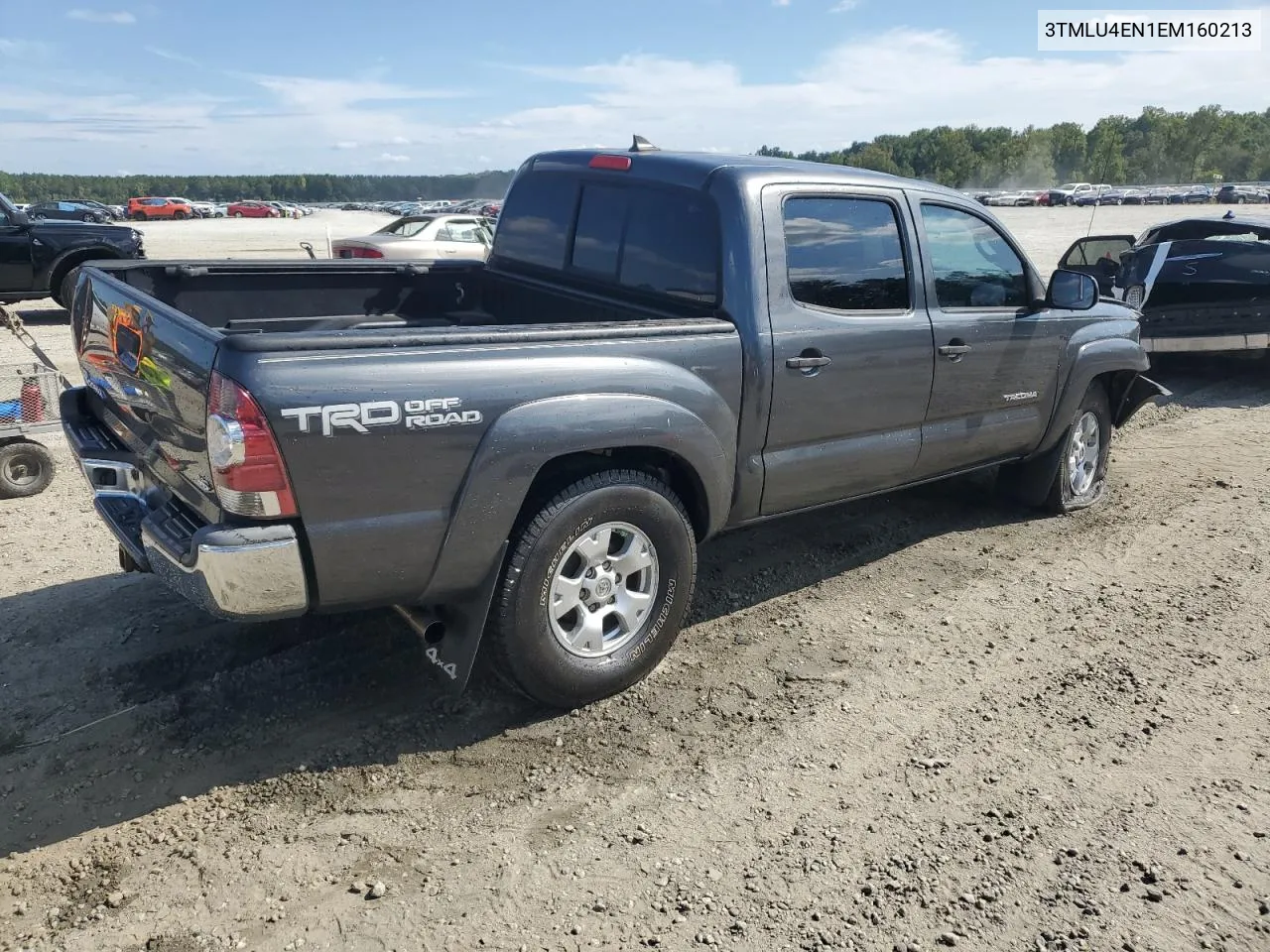 2014 Toyota Tacoma Double Cab VIN: 3TMLU4EN1EM160213 Lot: 70168444