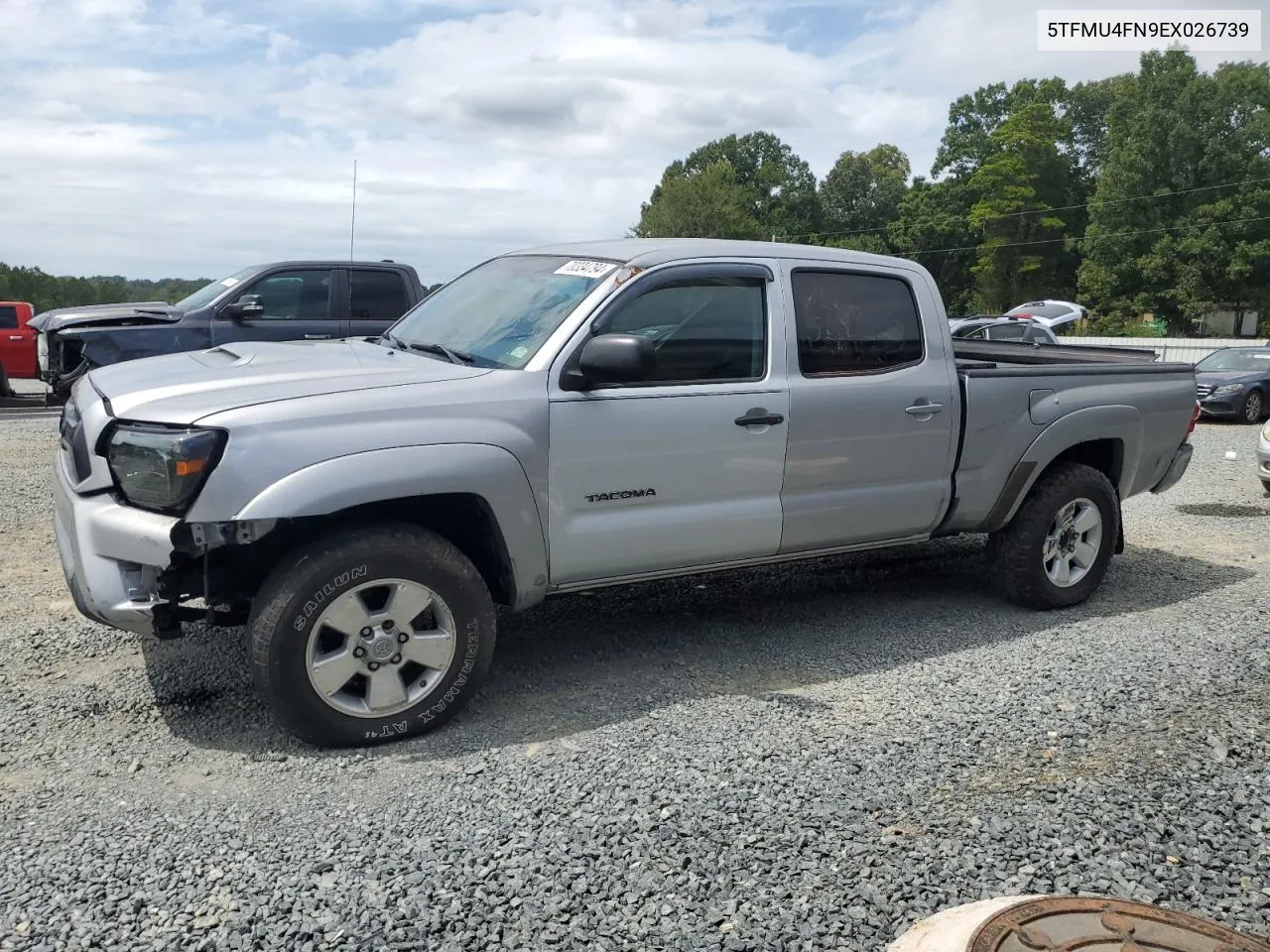 2014 Toyota Tacoma Double Cab Long Bed VIN: 5TFMU4FN9EX026739 Lot: 70334794