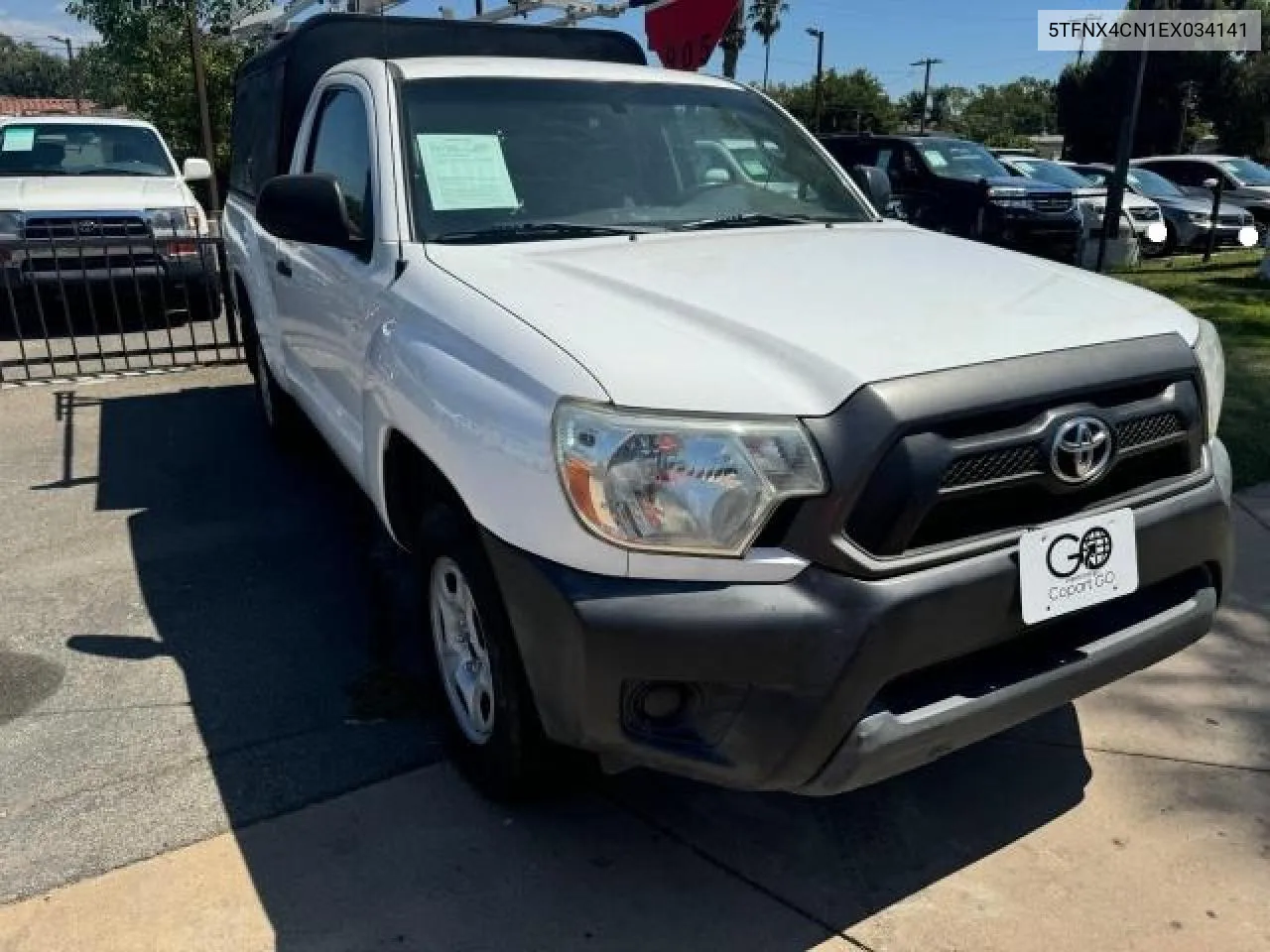 2014 Toyota Tacoma VIN: 5TFNX4CN1EX034141 Lot: 70727934