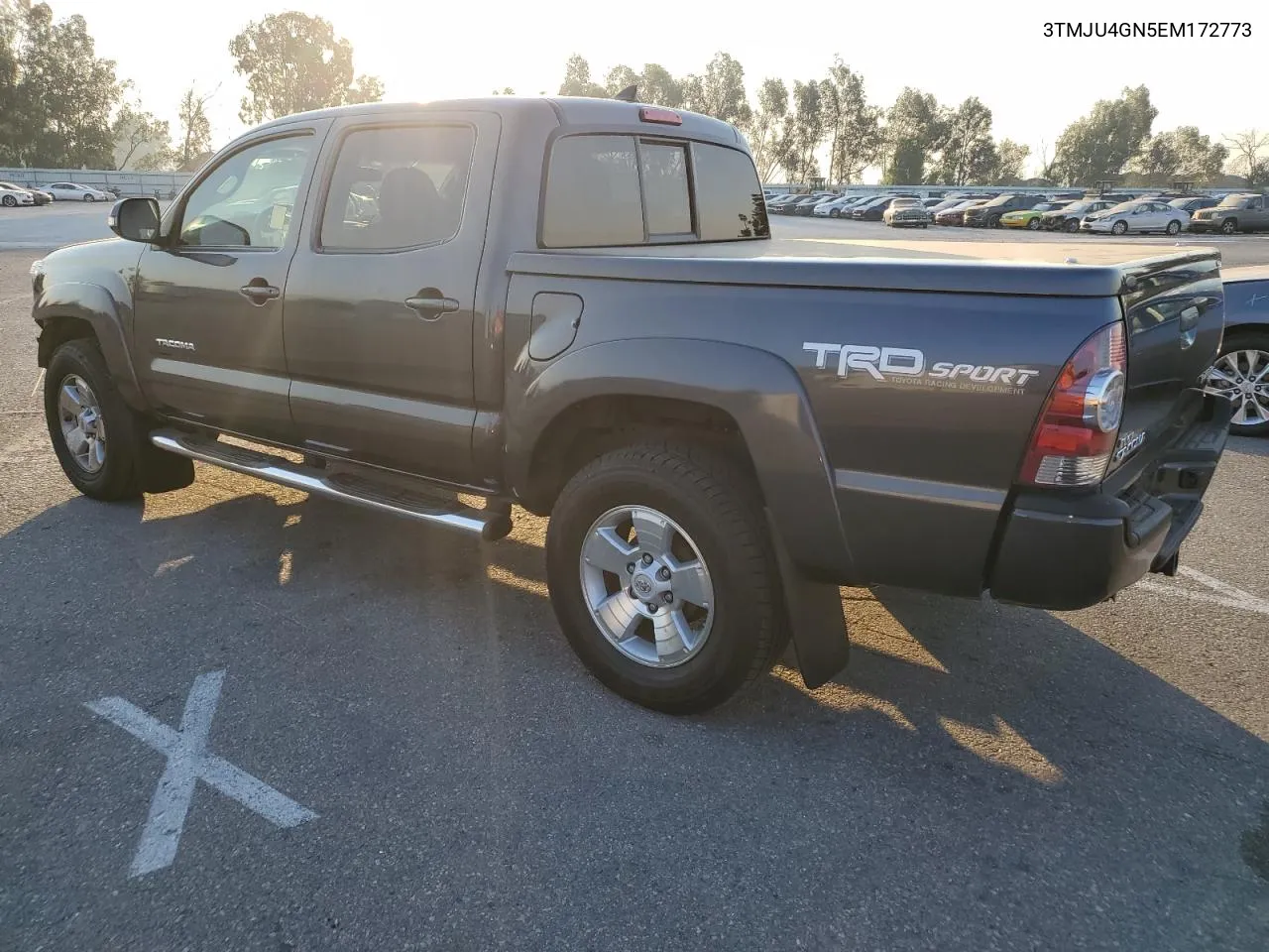 2014 Toyota Tacoma Double Cab Prerunner VIN: 3TMJU4GN5EM172773 Lot: 71016054