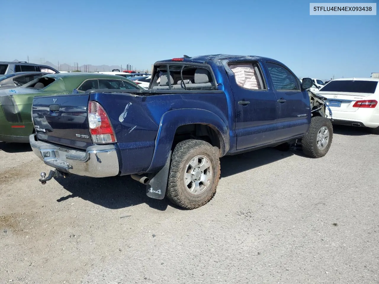 2014 Toyota Tacoma Double Cab VIN: 5TFLU4EN4EX093438 Lot: 71609654