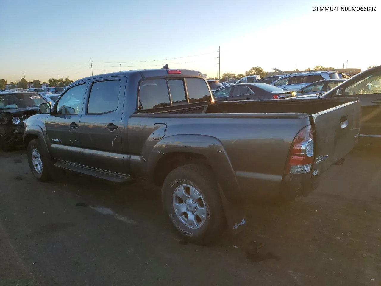 2014 Toyota Tacoma Double Cab Long Bed VIN: 3TMMU4FN0EM066889 Lot: 71766164