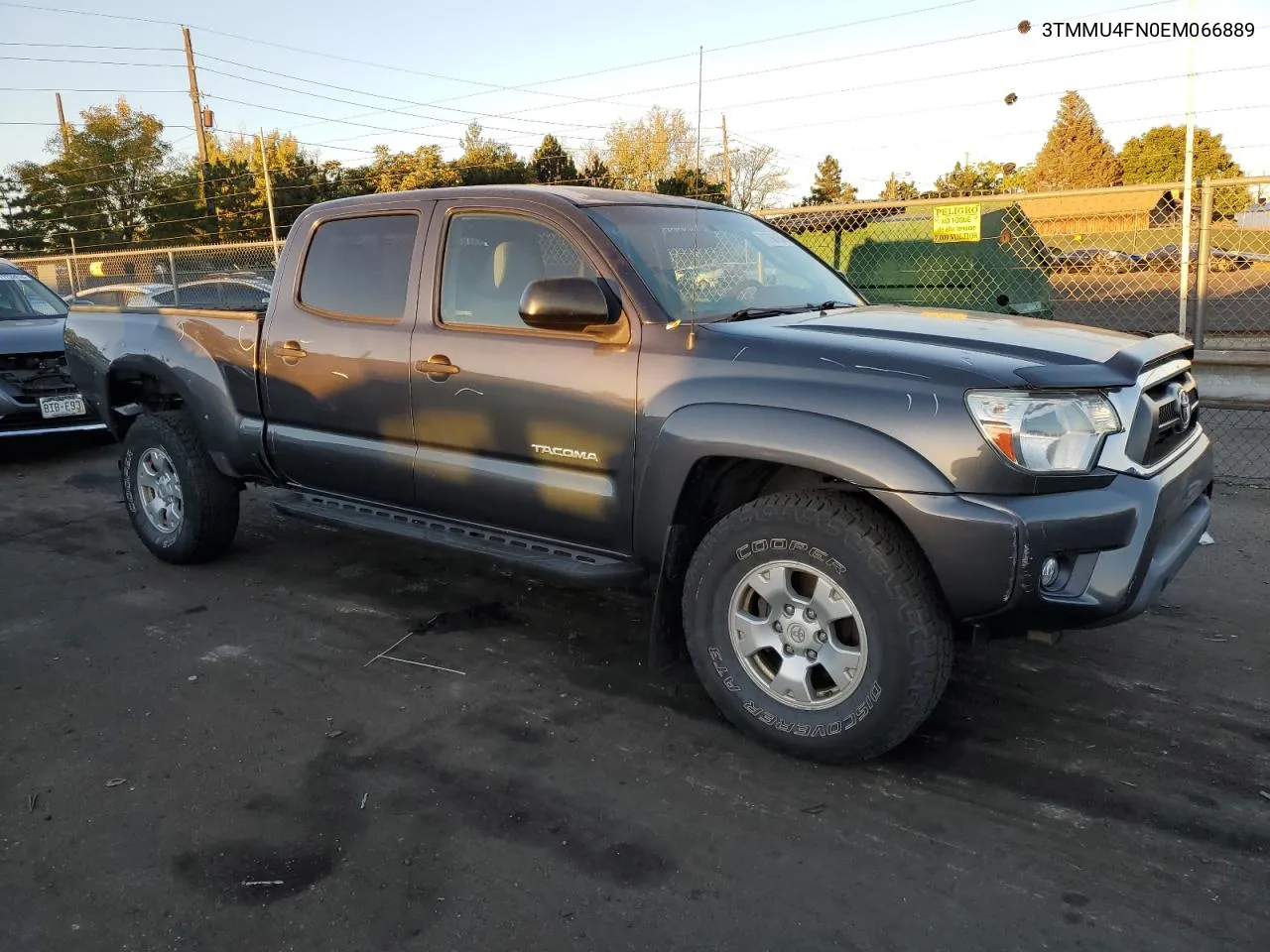 2014 Toyota Tacoma Double Cab Long Bed VIN: 3TMMU4FN0EM066889 Lot: 71766164