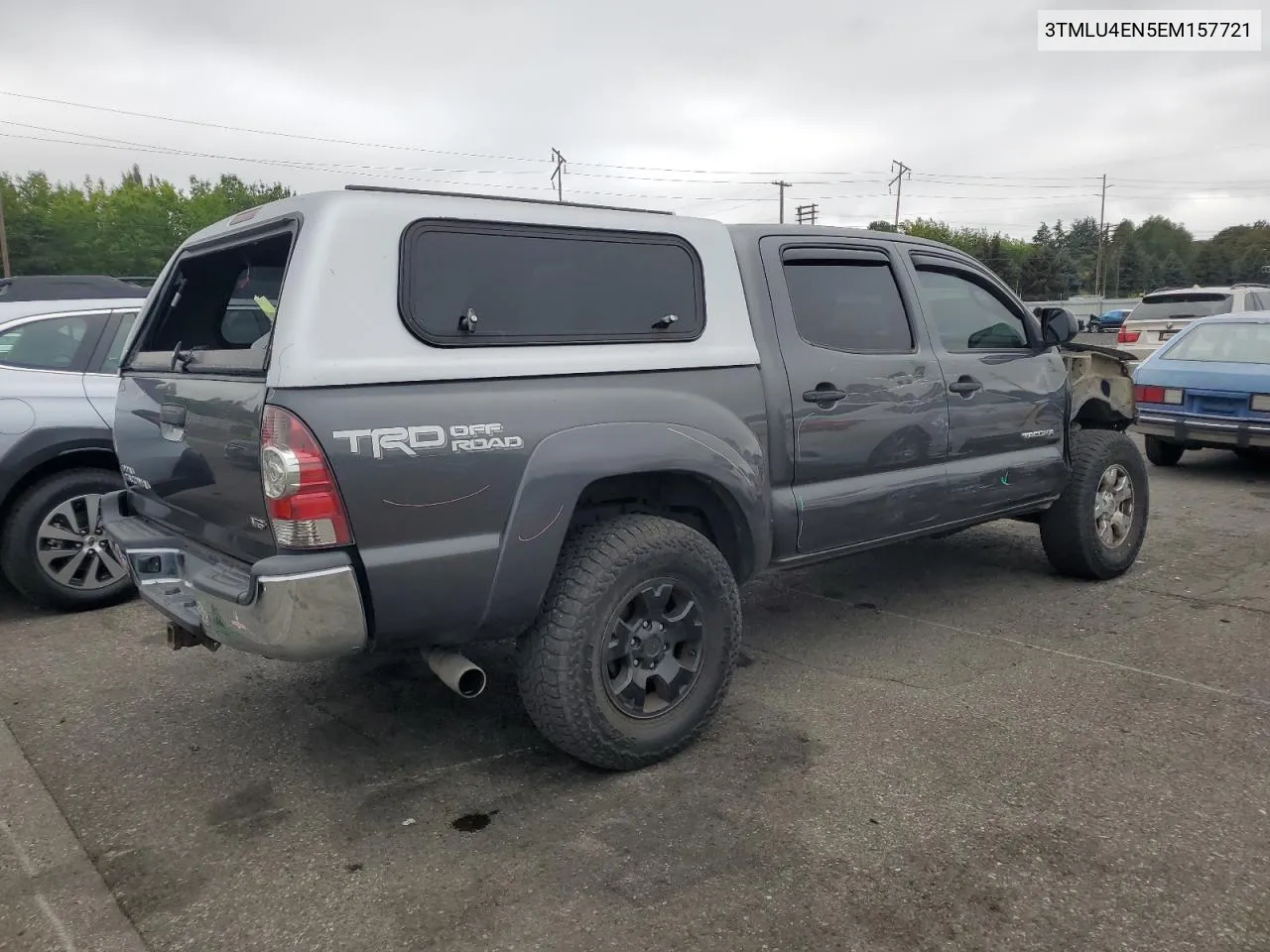 2014 Toyota Tacoma Double Cab VIN: 3TMLU4EN5EM157721 Lot: 72386764