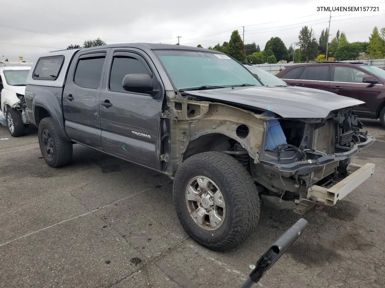 2014 Toyota Tacoma Double Cab VIN: 3TMLU4EN5EM157721 Lot: 72386764