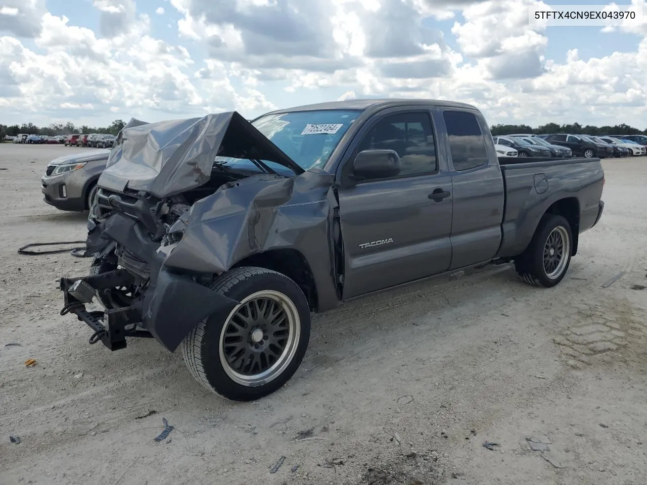 2014 Toyota Tacoma Access Cab VIN: 5TFTX4CN9EX043970 Lot: 72522464