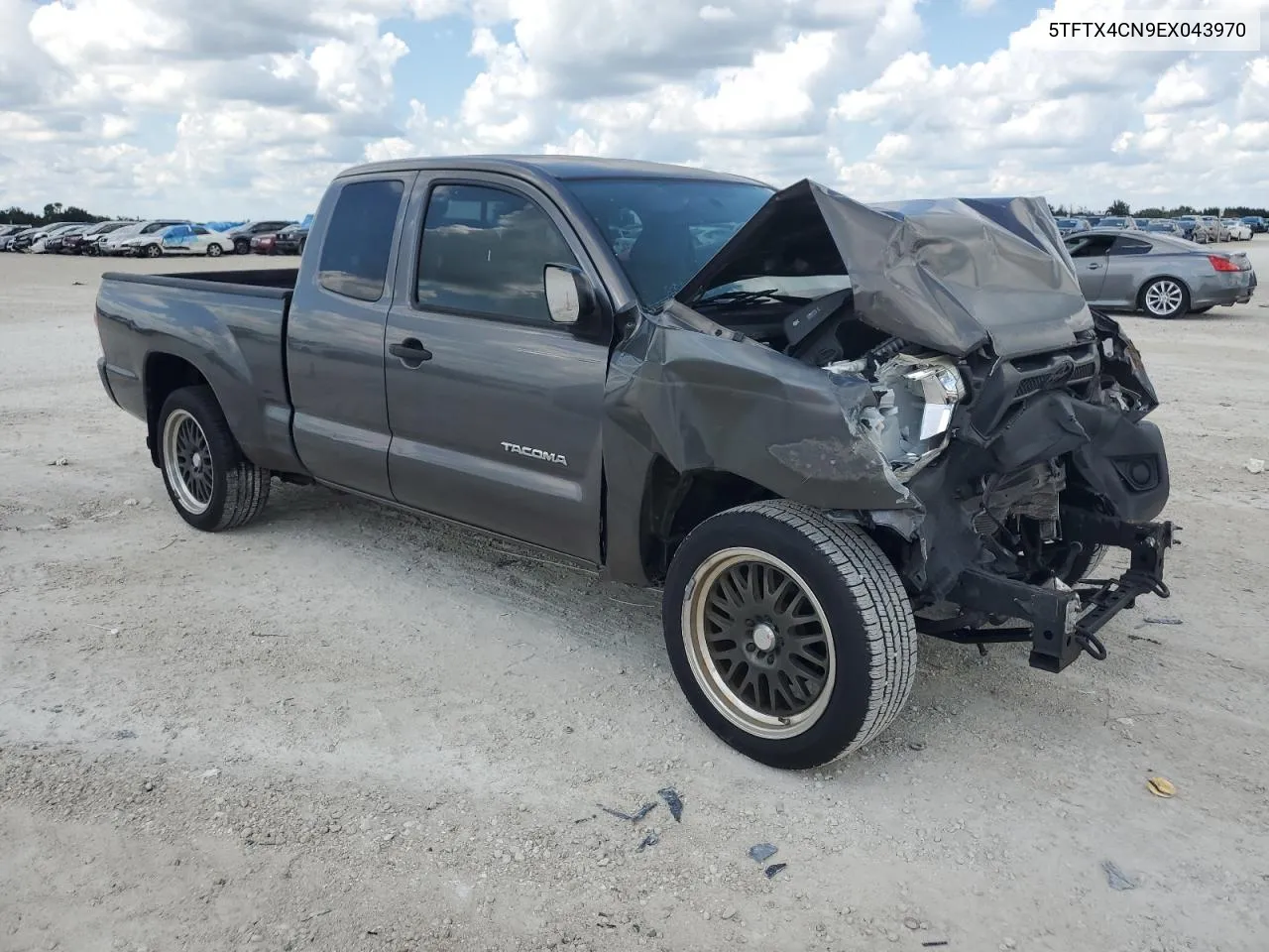 2014 Toyota Tacoma Access Cab VIN: 5TFTX4CN9EX043970 Lot: 72522464