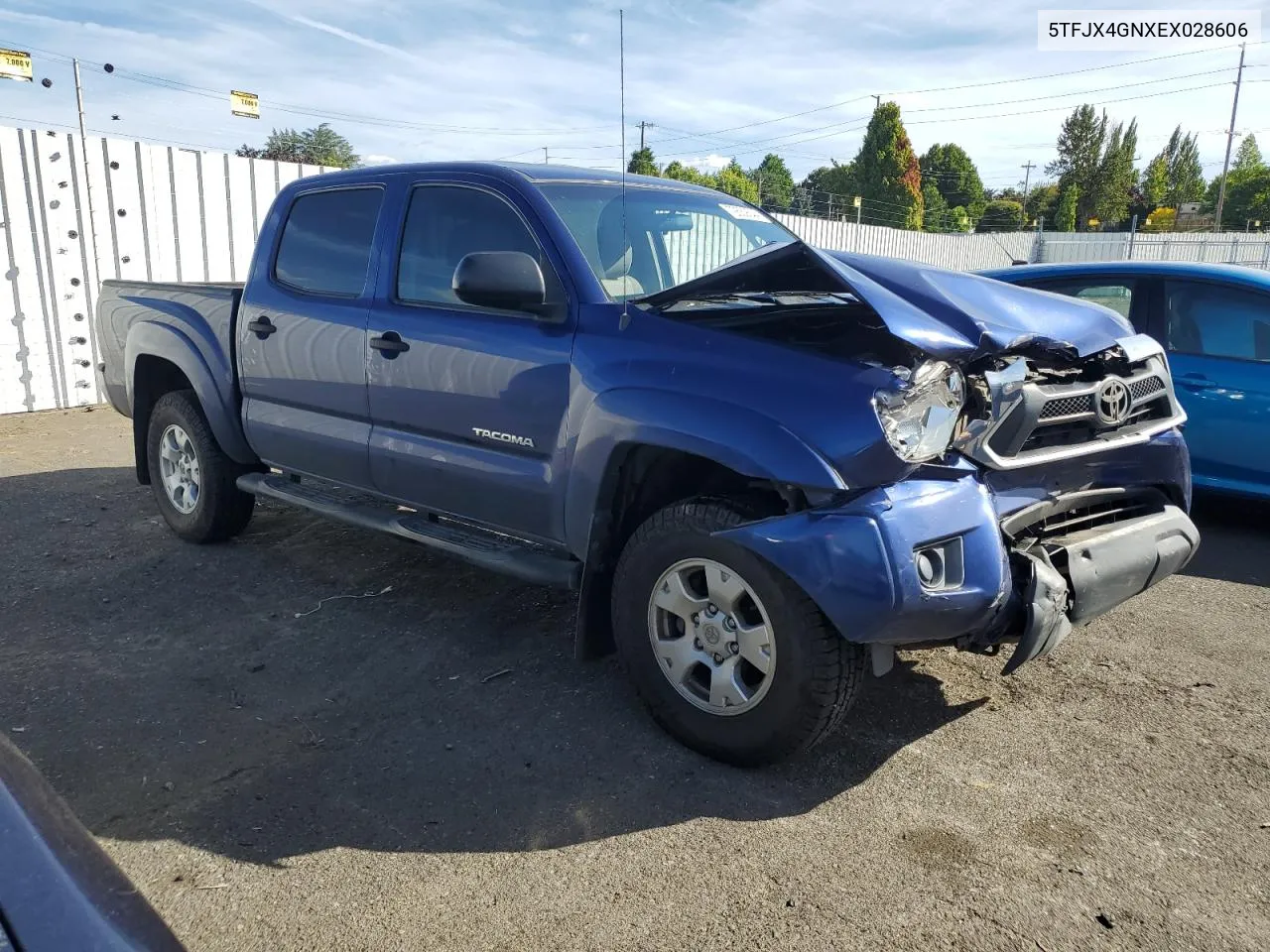 5TFJX4GNXEX028606 2014 Toyota Tacoma Double Cab