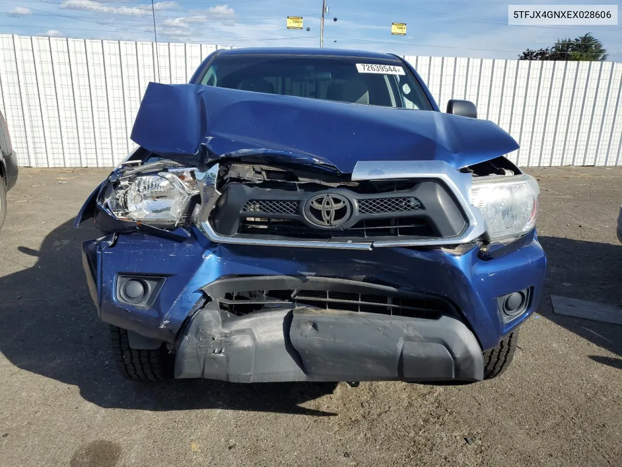 5TFJX4GNXEX028606 2014 Toyota Tacoma Double Cab