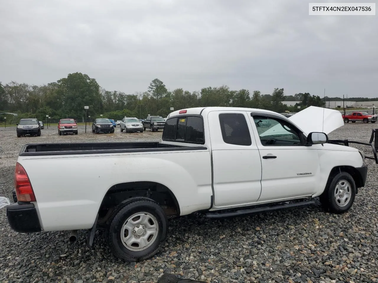 2014 Toyota Tacoma Access Cab VIN: 5TFTX4CN2EX047536 Lot: 73098224