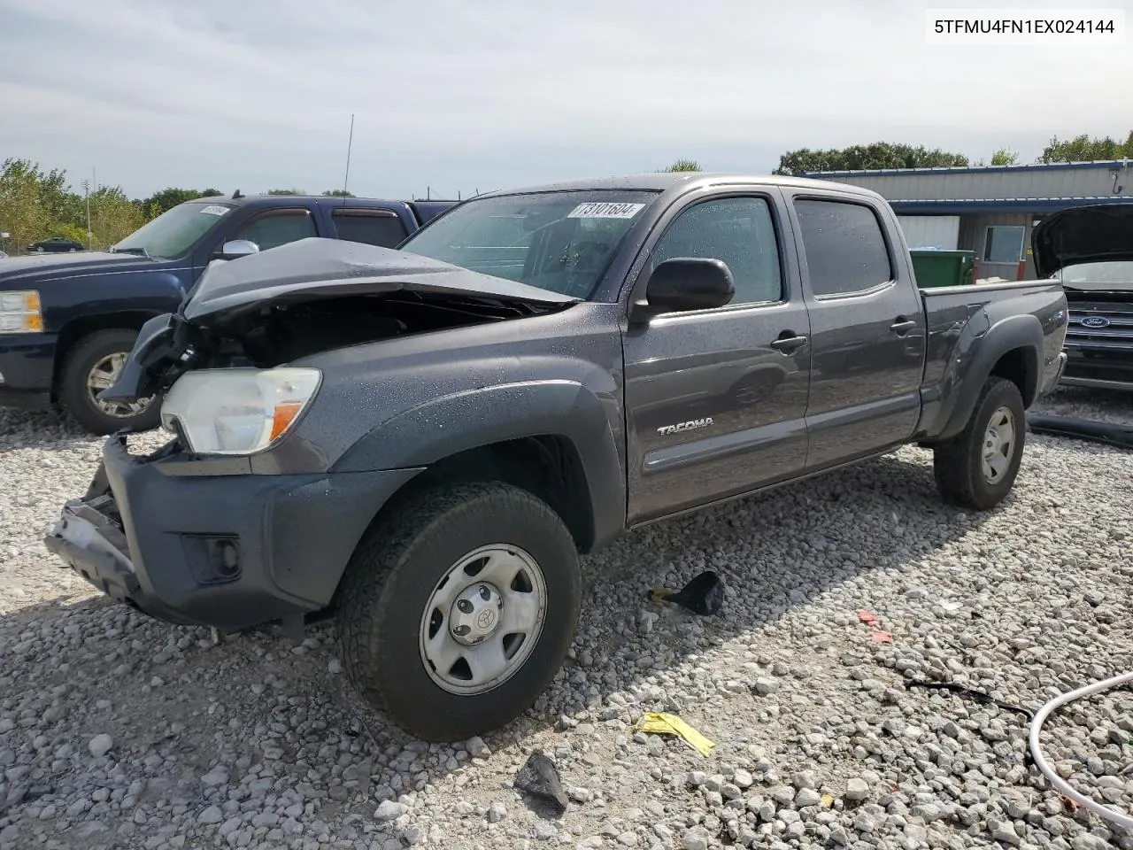 2014 Toyota Tacoma Double Cab Long Bed VIN: 5TFMU4FN1EX024144 Lot: 73101604