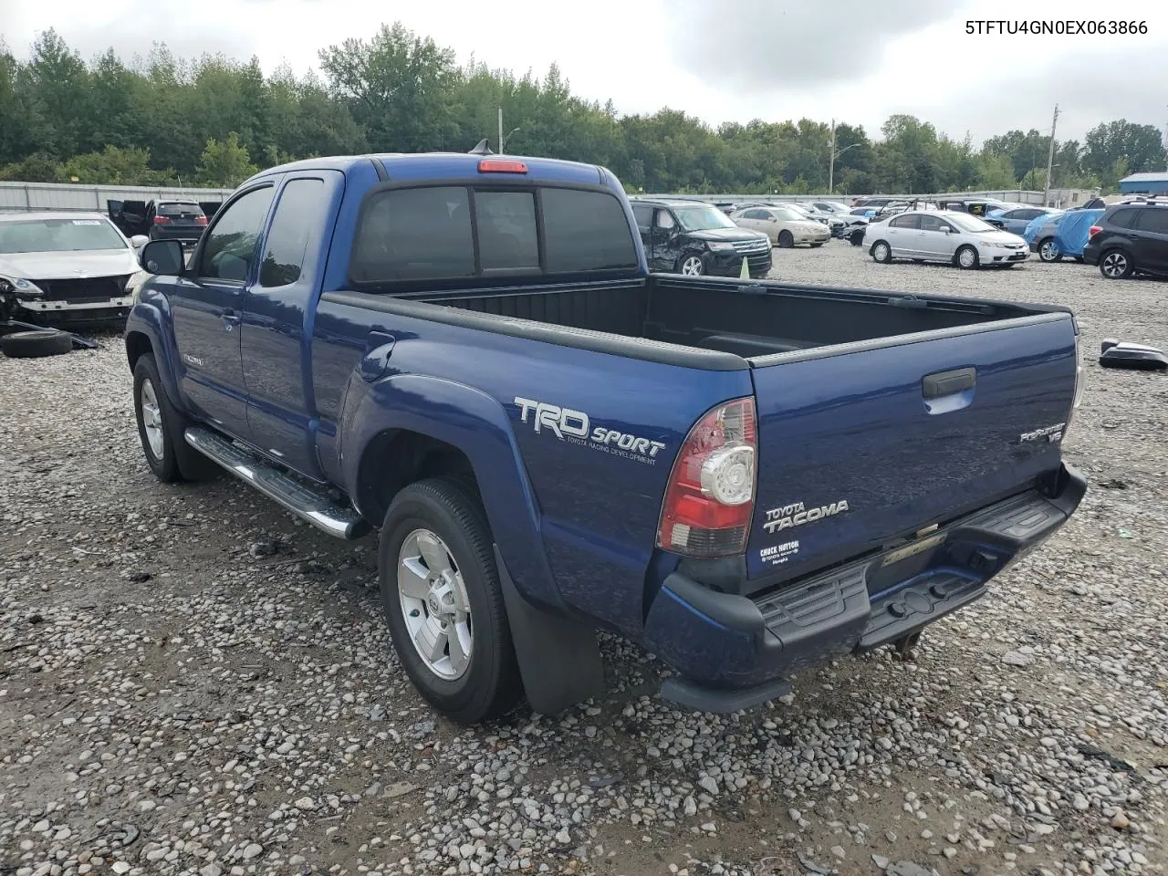 2014 Toyota Tacoma Prerunner Access Cab VIN: 5TFTU4GN0EX063866 Lot: 73309634