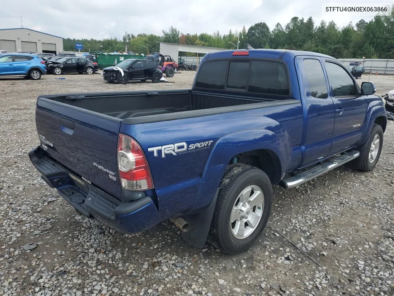 2014 Toyota Tacoma Prerunner Access Cab VIN: 5TFTU4GN0EX063866 Lot: 73309634