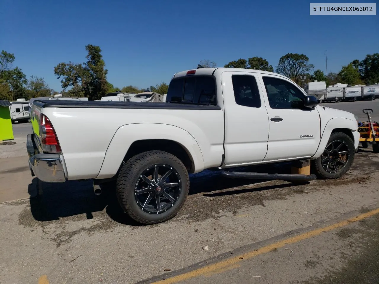 2014 Toyota Tacoma Prerunner Access Cab VIN: 5TFTU4GN0EX063012 Lot: 73989144