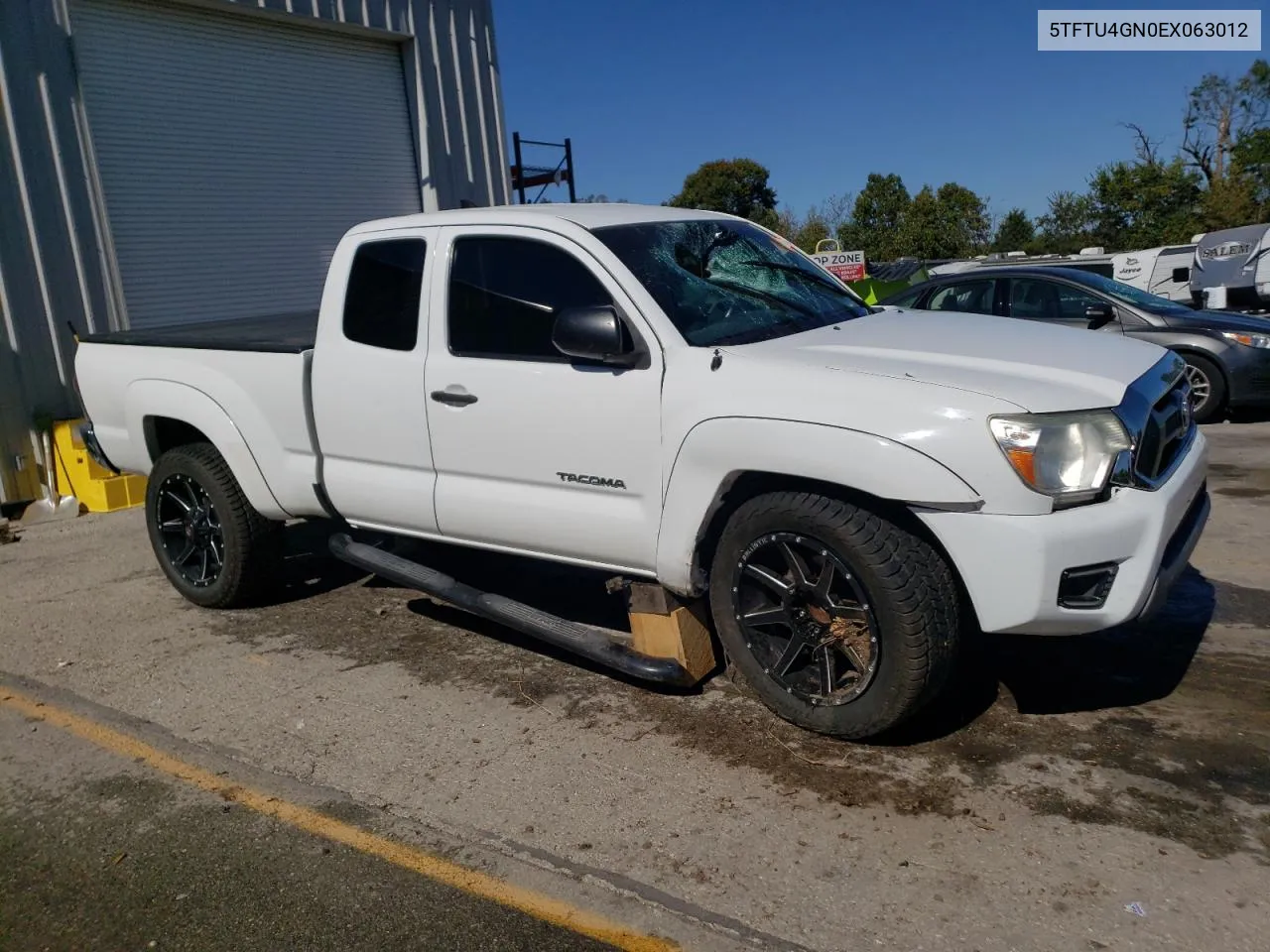 2014 Toyota Tacoma Prerunner Access Cab VIN: 5TFTU4GN0EX063012 Lot: 73989144