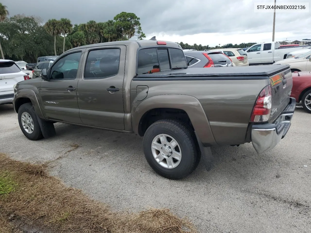 2014 Toyota Tacoma Double Cab VIN: 5TFJX4GN8EX032136 Lot: 74231294