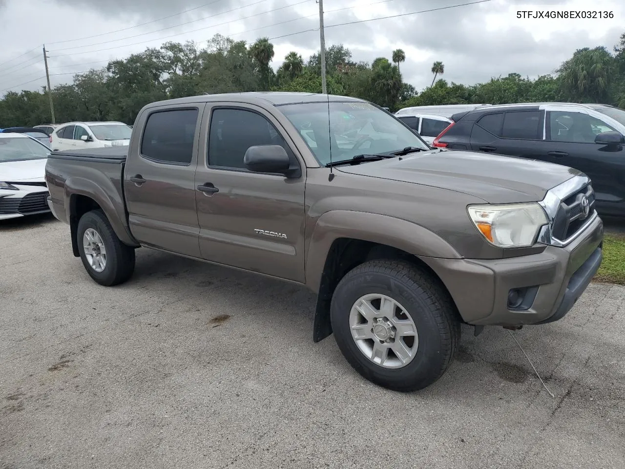 2014 Toyota Tacoma Double Cab VIN: 5TFJX4GN8EX032136 Lot: 74231294