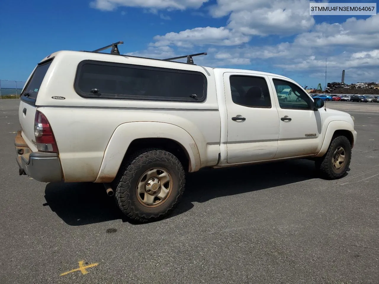 2014 Toyota Tacoma Double Cab Long Bed VIN: 3TMMU4FN3EM064067 Lot: 74584024