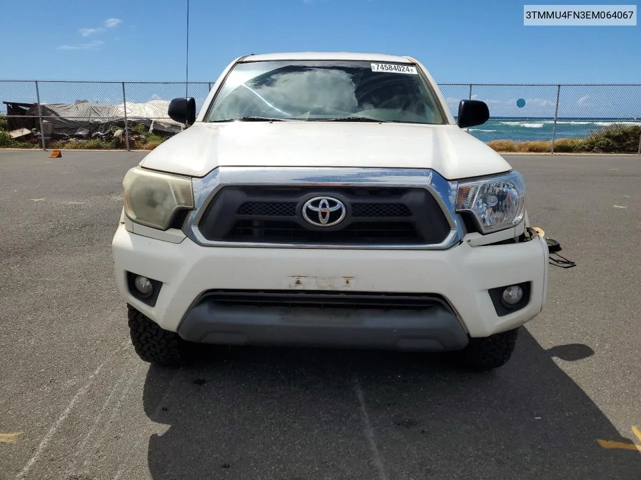 2014 Toyota Tacoma Double Cab Long Bed VIN: 3TMMU4FN3EM064067 Lot: 74584024