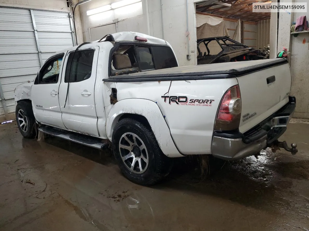 2014 Toyota Tacoma Double Cab VIN: 3TMLU4EN5EM159095 Lot: 74701264