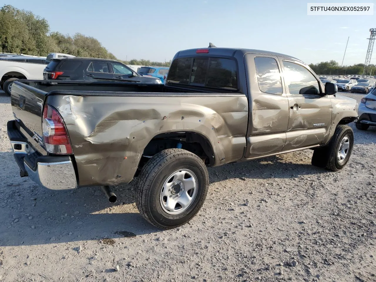 2014 Toyota Tacoma Prerunner Access Cab VIN: 5TFTU4GNXEX052597 Lot: 75427504