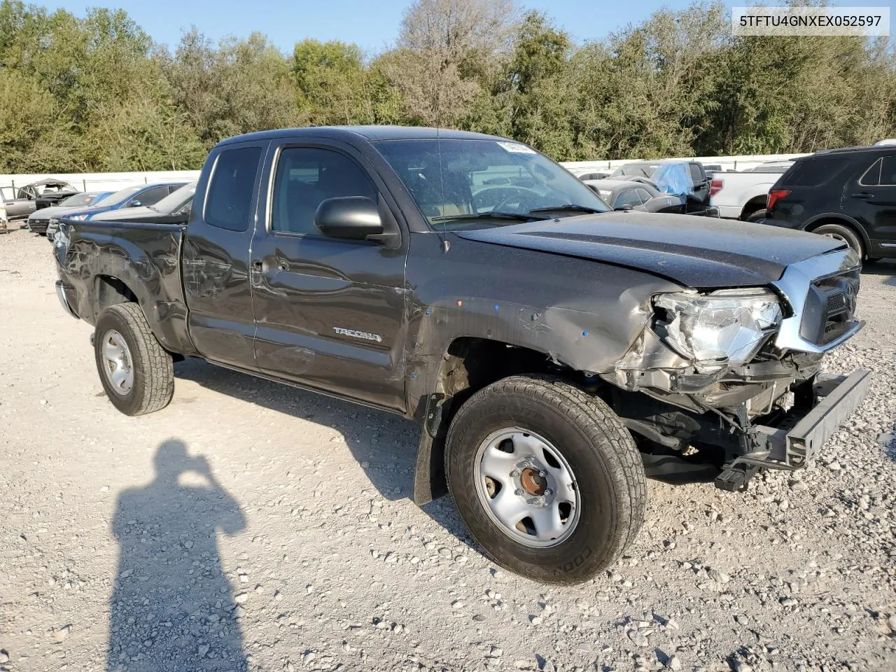 2014 Toyota Tacoma Prerunner Access Cab VIN: 5TFTU4GNXEX052597 Lot: 75427504