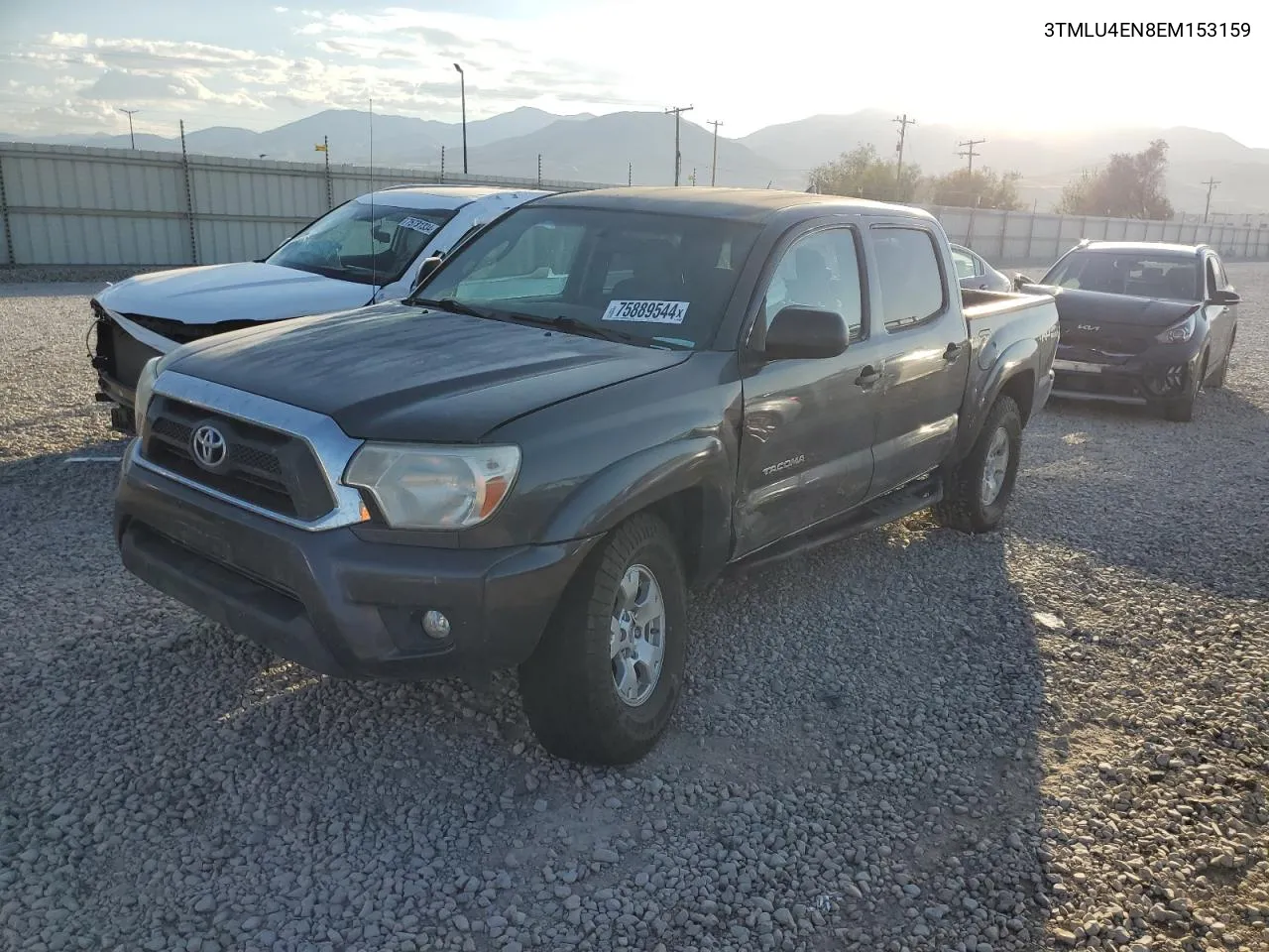 2014 Toyota Tacoma Double Cab VIN: 3TMLU4EN8EM153159 Lot: 75889544