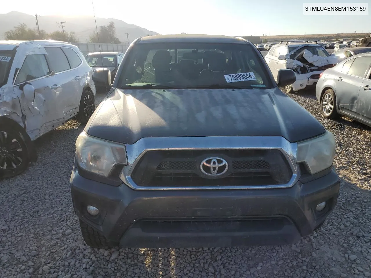 2014 Toyota Tacoma Double Cab VIN: 3TMLU4EN8EM153159 Lot: 75889544