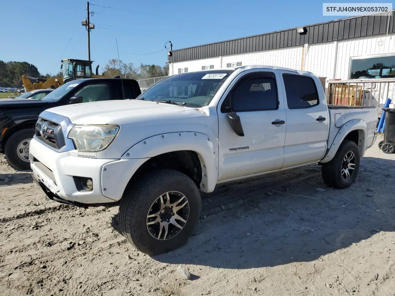 2014 Toyota Tacoma Double Cab Prerunner VIN: 5TFJU4GN9EX053702 Lot: 76233774