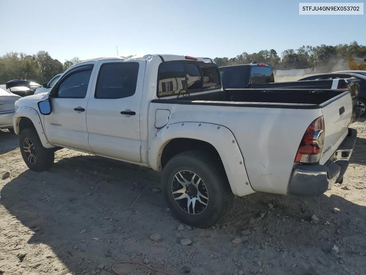 2014 Toyota Tacoma Double Cab Prerunner VIN: 5TFJU4GN9EX053702 Lot: 76233774