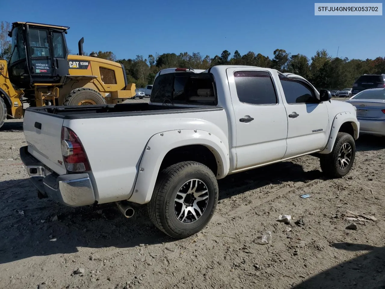 2014 Toyota Tacoma Double Cab Prerunner VIN: 5TFJU4GN9EX053702 Lot: 76233774