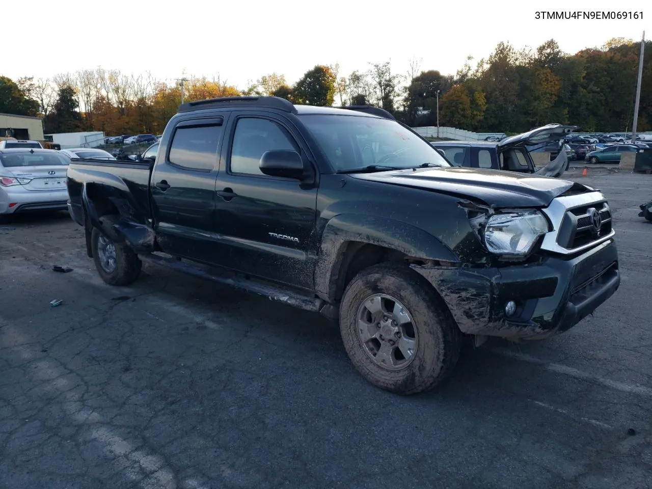 2014 Toyota Tacoma Double Cab Long Bed VIN: 3TMMU4FN9EM069161 Lot: 76559344