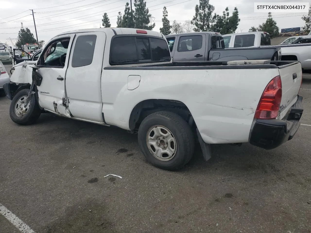 2014 Toyota Tacoma Access Cab VIN: 5TFTX4CN8EX044317 Lot: 76609554