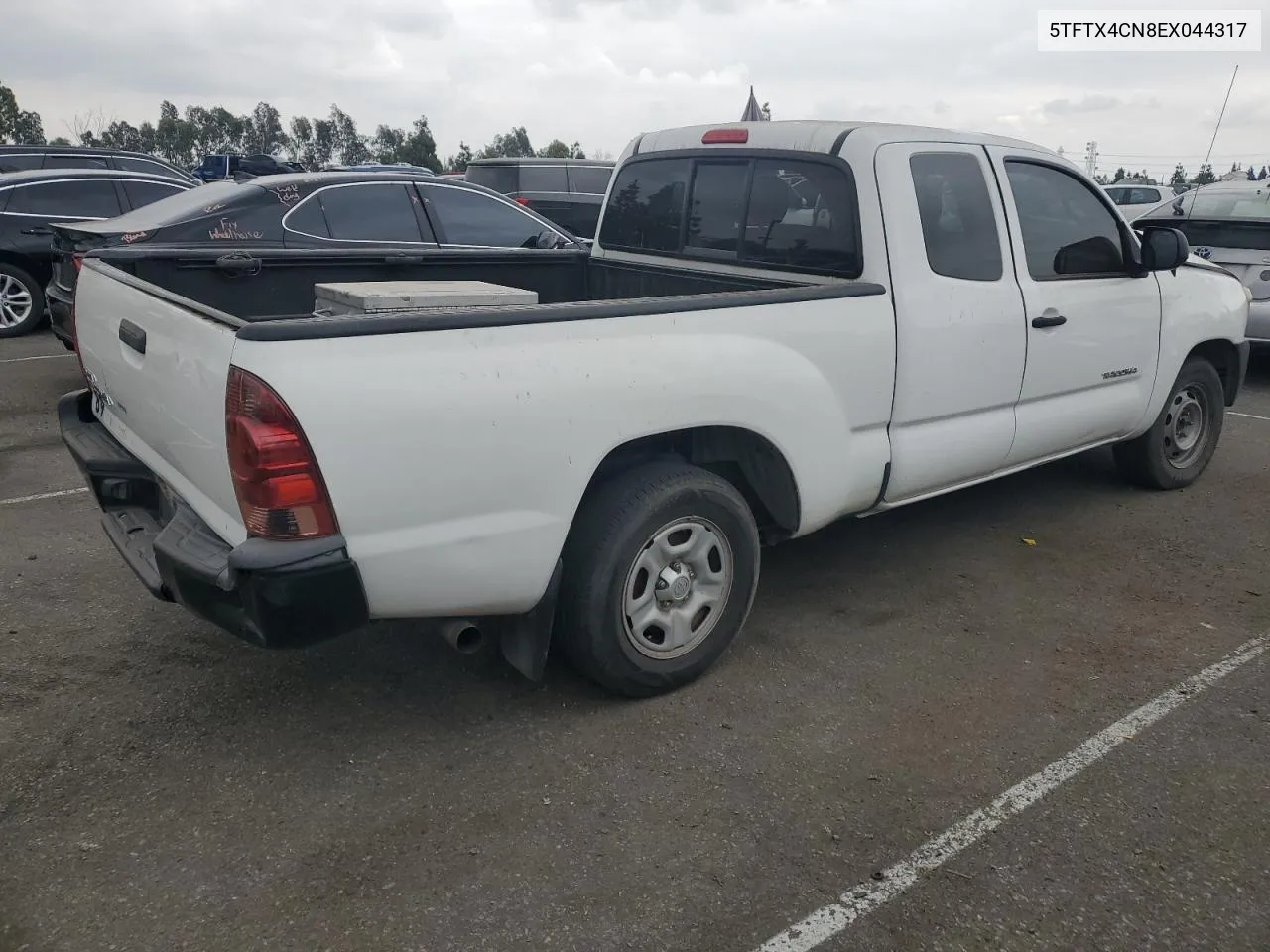 2014 Toyota Tacoma Access Cab VIN: 5TFTX4CN8EX044317 Lot: 76609554