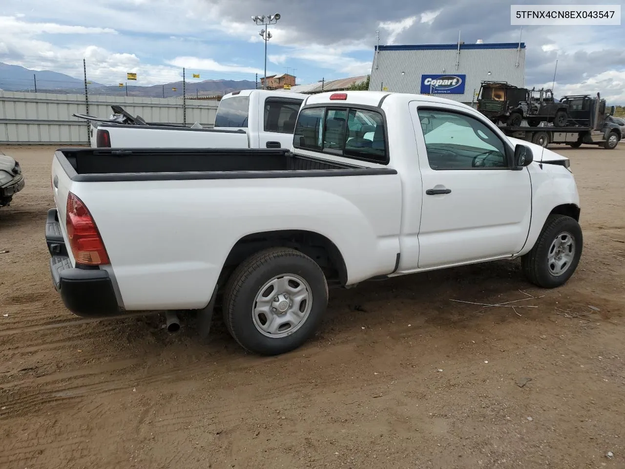 2014 Toyota Tacoma VIN: 5TFNX4CN8EX043547 Lot: 76726174